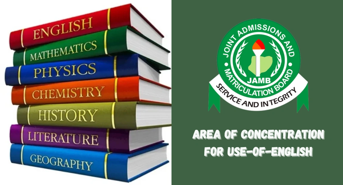 JAMB Area of Concentration for Use of English