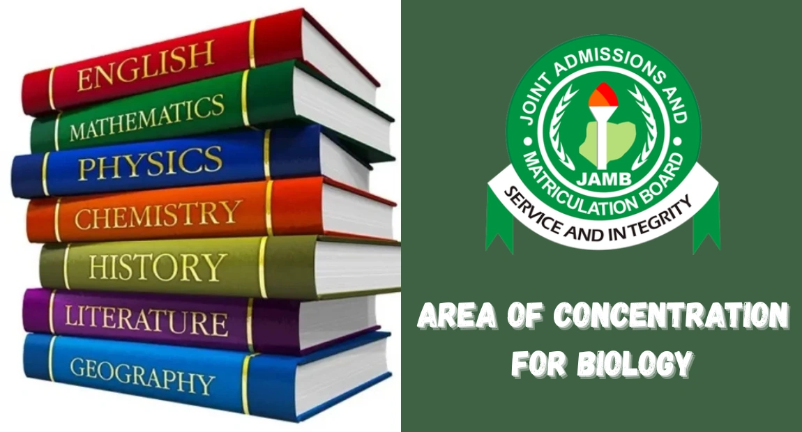JAMB Area of Concentration for Biology
