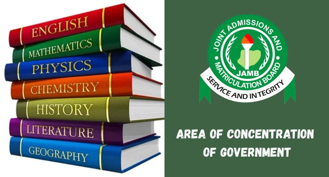JAMB Area of Concentration for Government