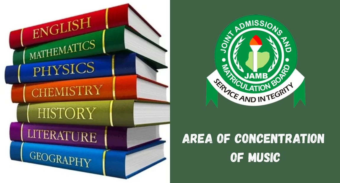 JAMB Area of Concentration for Music